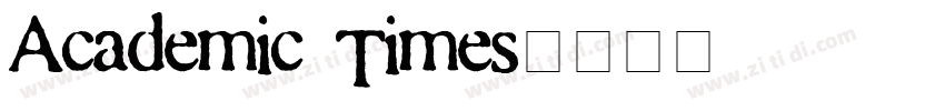 Academic Times字体转换